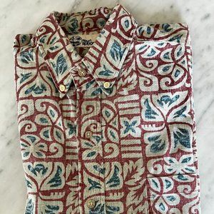 Reyn Spooner Hawaiian Breeze Block Pattern